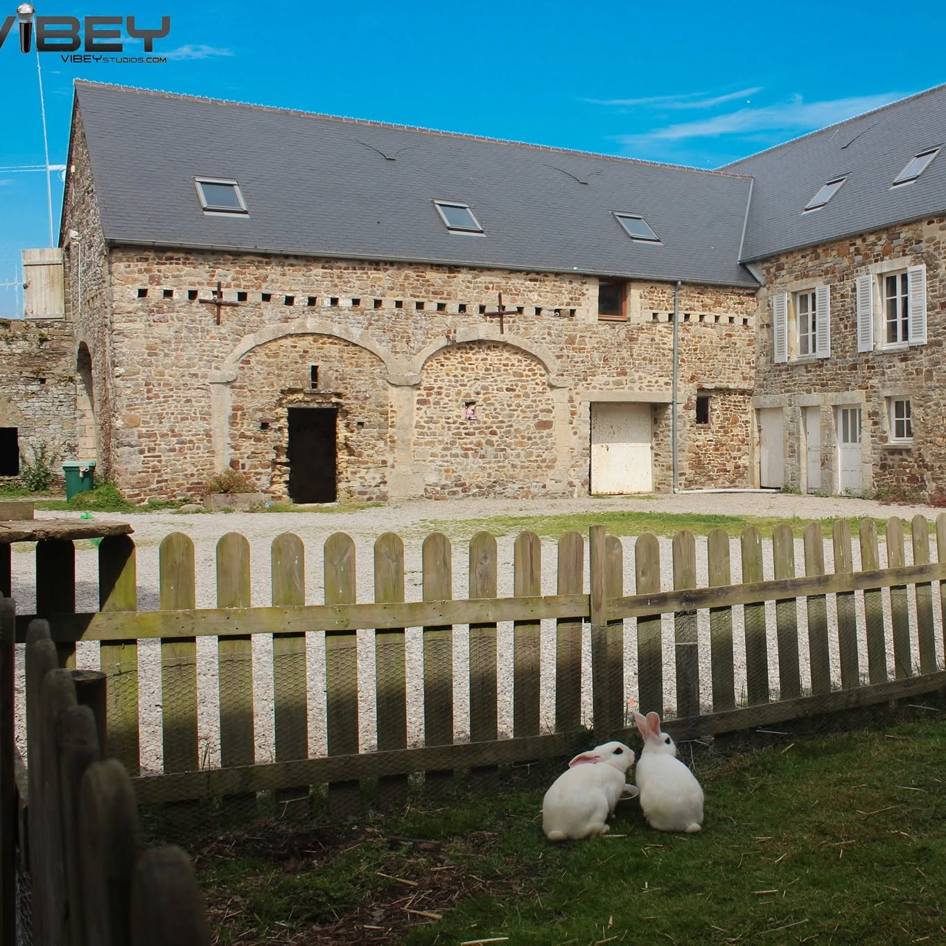 Vibey Studios — a stone barn in rural Normandy